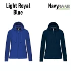 Ladies végigcipzáras pulóver