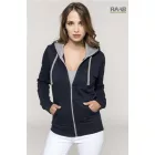 Contrast női kapucnis pulóver