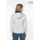 Contrast női kapucnis pulóver