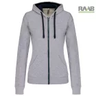 Contrast női kapucnis pulóver