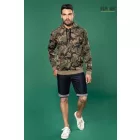 Egyszínű vagy terepmintás férfi pulóver XS-4XL-ig