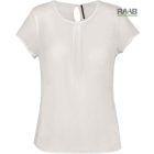 Crepe Blúz rövid ujjú