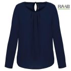 Crepe Blúz hosszú ujjú