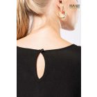 Crepe Blúz hosszú ujjú