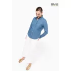 Chambray női farmer ing