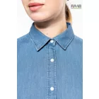 Chambray női farmer ing