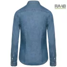 Chambray női farmer ing