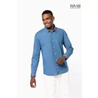 Chambray férfi farmer ing