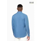 Chambray férfi farmer ing