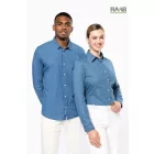 Chambray férfi farmer ing