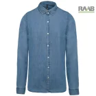 Chambray férfi farmer ing