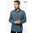 Denim farmer férfi ing