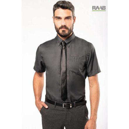 Mon-iron rövid ujjú férfi ing S-3XL-ig