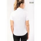 Pamut poplin rövid ujjú női ing fehér színben