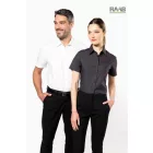 Pamut poplin rövid ujjú női ing 