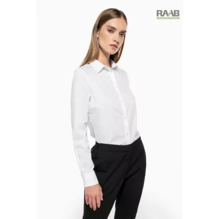 Női Poplin Easy Care Polycotton ing