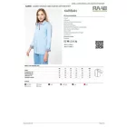 Nevada felhajtható ujjú női ing XS-piros