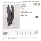 Ladies multipocket nadrág több színben