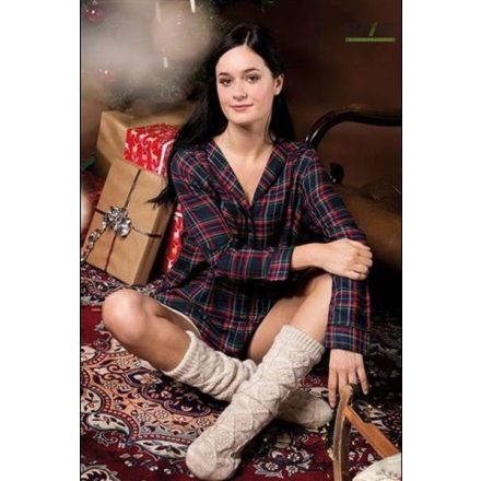 Sherpa téli  zokni angora melange színben