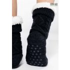 Sherpa téli  zokni  navy melange színben