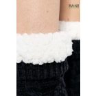 Sherpa téli  zokni  navy melange színben