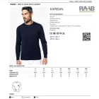 Crev Neck férfi üzleti pulóver