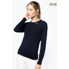 Crev Neck női üzleti pulóver