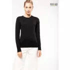 Crev Neck női üzleti pulóver