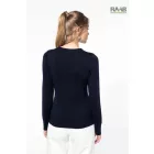 Crev Neck női üzleti pulóver