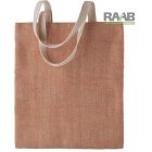 Juta táska natur színű füllel - 100% környezetbarát