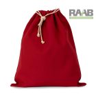 100% pamut tárolózsák/tornazsák