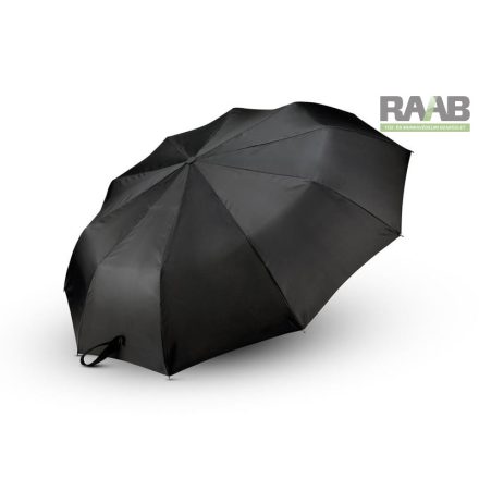 Klasszikus fekete esernyő elegáns fogantyúval