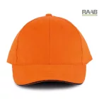 Orlandó unisex 6 paneles sapka rengeteg színben