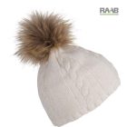 Divatos, pomponos női télisapka