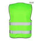 WOLFSBURG jólláthatósági mellény S-2XL-ig neonzöld színben