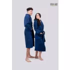 Olima unisex köntös - marine blue színben