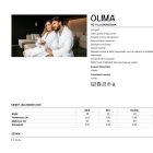 Olima unisex köntös - fehér