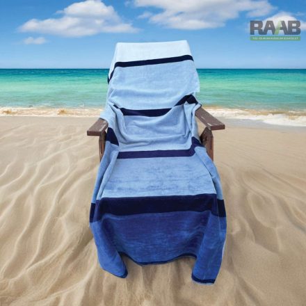 „BLUE WAVE” BEACH velour törölköző