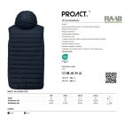 Steppelt gyerek kapucnis mellény