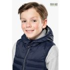 Steppelt gyerek kapucnis mellény