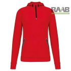 Sportfelső fényvisszaverő cipzárral