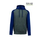 Two-Tone kapucnis pulóver kontrasztos színekkel