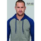 Two-Tone cipzáras unisex pulóver