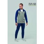 Two-Tone cipzáras unisex pulóver