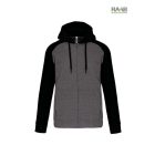 Two-Tone cipzáras unisex pulóver