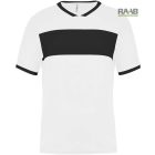 Jersey sport póló kontrasztszínes betéttel és szegéllyel