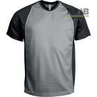 Unixes sportpóló színes betéttel lime/szürke