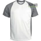 Unixes sportpóló színes betéttel lime/szürke