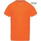 V nyakkivágású férfi sport póló sok színben XS-3XL-ig