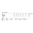 V nyakkivágású női sport póló sok színben XS-2XL-ig 